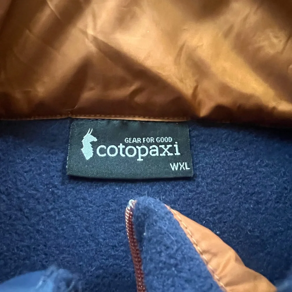 Cotopaxi Multicolor Fleece Jacket, women size xl - Picture 3 of 4